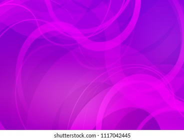 Light Purple vector background with bent ribbons. Shining crooked illustration in marble style. A new texture for your  ad, booklets, leaflets.