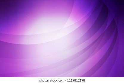 Light Purple vector background with bent ribbons. Shining crooked illustration in marble style. Marble style for your business design.