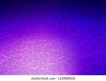 Light Purple vector background with bent lines. Colorful illustration in abstract marble style with gradient. The template for cell phone backgrounds.