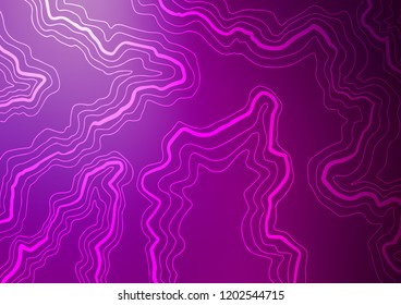 Light Purple vector background with bent ribbons. Creative geometric illustration in marble style with gradient. Pattern for your business design.
