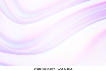 Light Purple vector background with bent ribbons. Geometric illustration in marble style with gradient.  Brand new design for your ads, poster, banner.