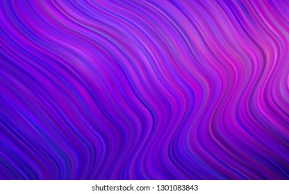 Light Purple vector background with bent ribbons. A completely new color illustration in marble style. A completely new template for your business design.
