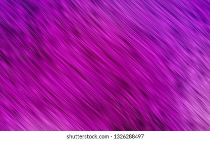 Light Purple vector background with bent ribbons. Shining illustration, which consist of blurred lines, circles. A new texture for your  ad, booklets, leaflets.