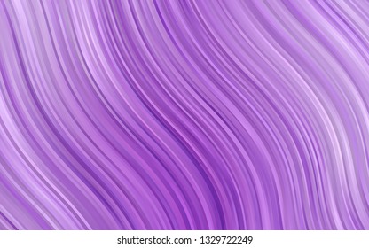 Light Purple vector background with bent ribbons. A completely new color illustration in marble style. A completely new marble design for your business.