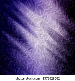 Light Purple vector background with bent lines. Brand new colorful illustration with bent lines. Pattern for commercials, ads.