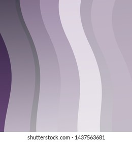 Light Purple vector background with bent lines. Bright illustration with gradient circular arcs. Design for your business promotion.