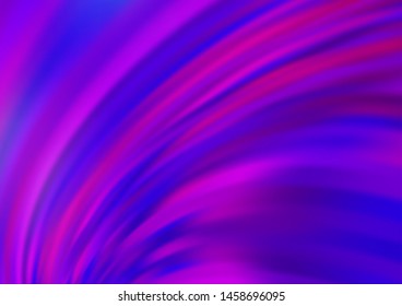 Light Purple vector background with bent lines. Creative illustration in halftone marble style with gradient. A completely new marble design for your business.