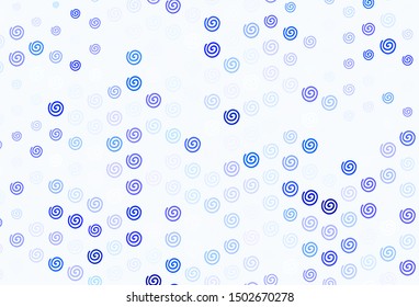Light Purple vector background with bent lines. Brand new colorful illustration in simple style. Colorful wave pattern for your design.