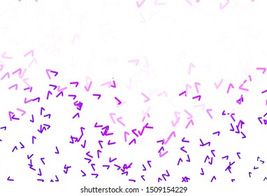 Light Purple vector background with bent lines. Modern gradient abstract illustration with bandy lines. A new texture for your  ad, booklets, leaflets.