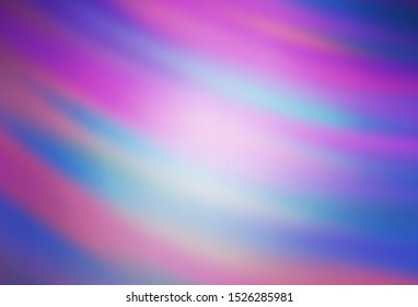 Light Purple vector background with bent lines. Shining colorful illustration in simple style. Elegant pattern for a brand book.