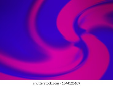 Light Purple vector background with bent ribbons. Creative illustration in halftone marble style with gradient. The template for cell phone backgrounds.