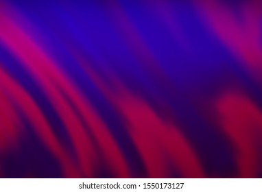 Light Purple vector background with bent lines. Creative illustration in halftone marble style with gradient. A completely new template for your business design.
