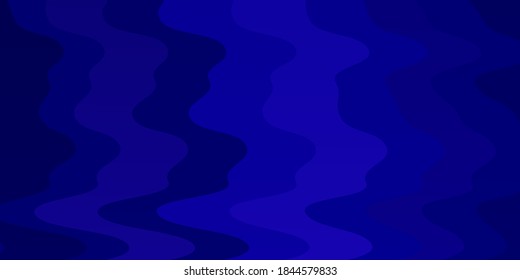 Light Purple vector background with bent lines. Abstract illustration with bandy gradient lines. Pattern for websites, landing pages.