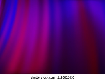 Light Purple vector background with bent ribbons. Glitter abstract illustration with wry lines. New composition for your brand book.