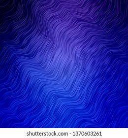 Light Purple vector background with bows. Abstract gradient illustration with wry lines. Pattern for ads, commercials.