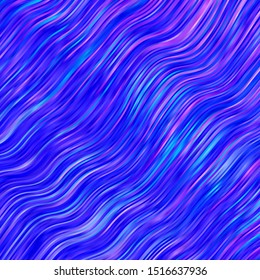 Light Purple vector background with bows. Colorful illustration, which consists of curves. Pattern for websites, landing pages.
