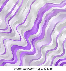 Light Purple vector background with bows. Illustration in abstract style with gradient curved.  Best design for your ad, poster, banner.