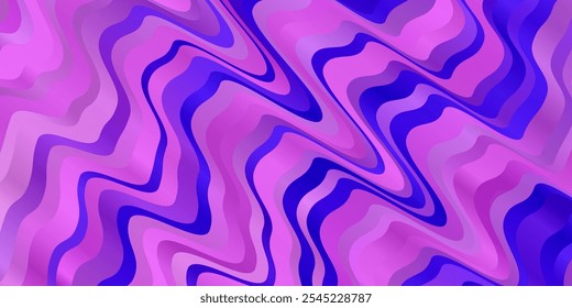 Light Purple vector background with bows. Gradient illustration in simple style with bows. Template for your UI design.