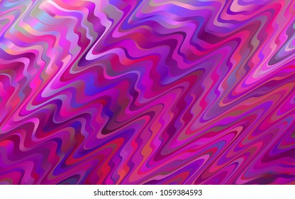 Light Purple vector background with bubble shapes. A completely new color illustration in marble style. Pattern for your business design.