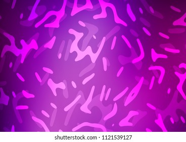 Light Purple vector background with bubble shapes. A sample with blurred bubble shapes. A completely new marble design for your business.