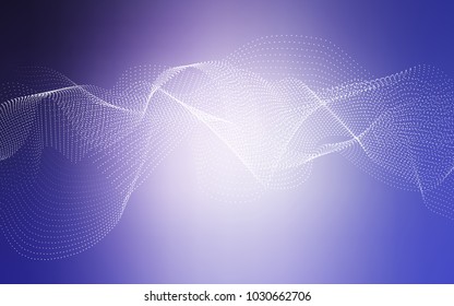 Light Purple vector background with bubbles. Blurred decorative design in abstract style with bubbles. The pattern can be used for aqua ad, booklets.