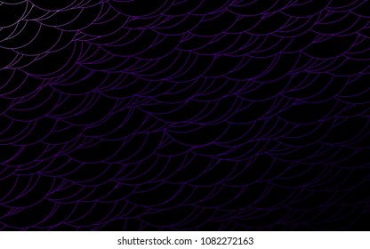 Light Purple vector  background with bubbles. Blurred bubbles on abstract background with colorful gradient. New design for ad, poster, banner of your website.
