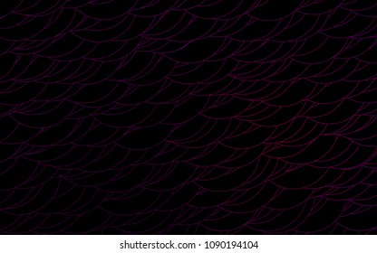 Light Purple vector  background with bubbles. Glitter abstract illustration with blurred drops of rain. Pattern can be used as texture of water, rain drops.