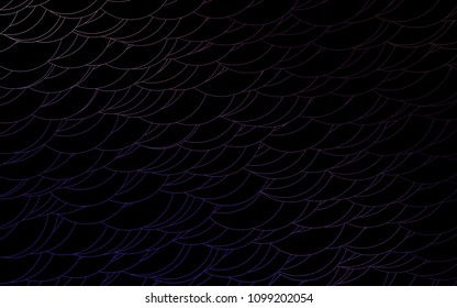 Light Purple vector  background with bubbles. Abstract illustration with colored bubbles in nature style. Completely new template for your brand book.