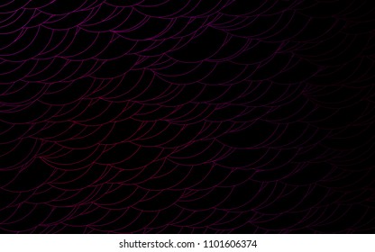 Light Purple vector  background with bubbles. Blurred bubbles on abstract background with colorful gradient. Pattern can be used as texture of water, rain drops.