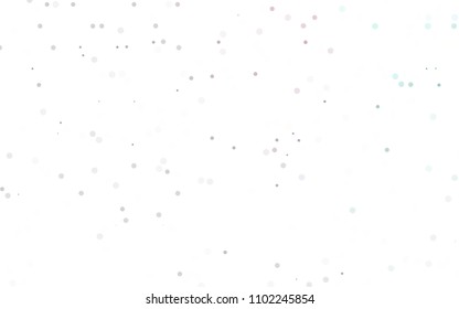 Light Purple vector  background with bubbles. Illustration with set of shining colorful abstract circles. New design for ad, poster, banner of your website.