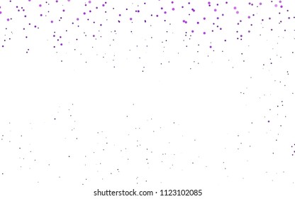 Light Purple vector  background with bubbles. Blurred decorative design in abstract style with bubbles. Completely new template for your brand book.
