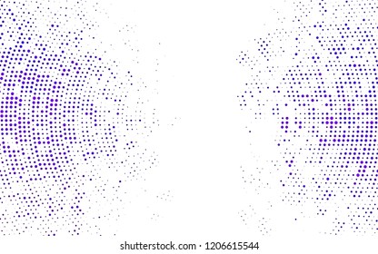 Light Purple vector background with bubbles. Beautiful colored illustration with blurred circles in nature style. Pattern of water, rain drops.
