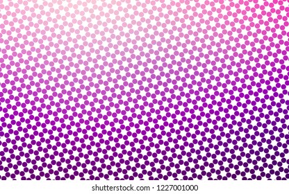 Light Purple vector background with bubbles. Abstract illustration with colored bubbles in nature style. Template for your brand book.