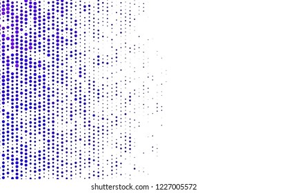 Light Purple vector background with bubbles. Illustration with set of shining colorful abstract circles. Pattern for ads, leaflets.