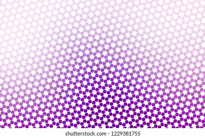 Light Purple vector background with bubbles. Blurred decorative design in abstract style with bubbles. Pattern for beautiful websites.