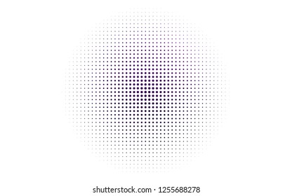 Light Purple vector background with bubbles. Blurred bubbles on abstract background with colorful gradient. Pattern of water, rain drops.