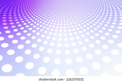 Light Purple vector background with bubbles. Blurred bubbles on abstract background with colorful gradient. Beautiful design for your business advert.