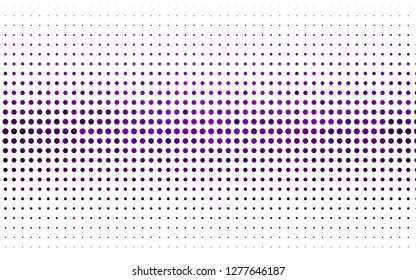 Light Purple vector background with bubbles. Blurred bubbles on abstract background with colorful gradient. Pattern for ads, booklets.