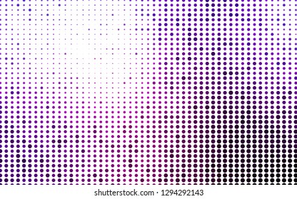 Light Purple vector background with bubbles. Glitter abstract illustration with blurred drops of rain. Pattern for ads, leaflets.