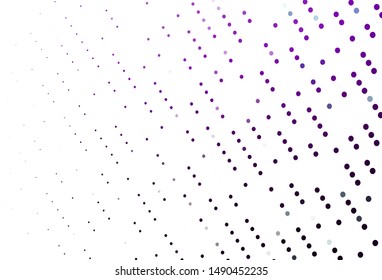 Light Purple vector background with bubbles. Modern abstract illustration with colorful water drops. Design for posters, banners.