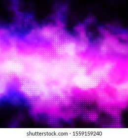 Light Purple vector background with bubbles. Abstract decorative design in gradient style with bubbles. Pattern for websites.