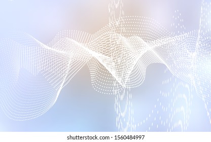 Light Purple vector background with bubbles. Abstract illustration with colored bubbles in nature style. Completely new template for your brand book.