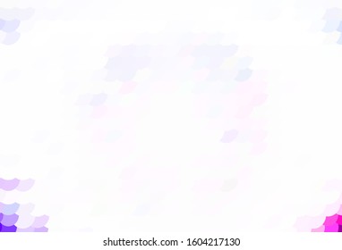 Light Purple vector background with bubbles. Blurred decorative design in abstract style with bubbles. Pattern for futuristic ad, booklets.