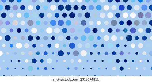 Light purple vector background with bubbles. Colorful illustration with gradient dots in nature style. Pattern for websites.
