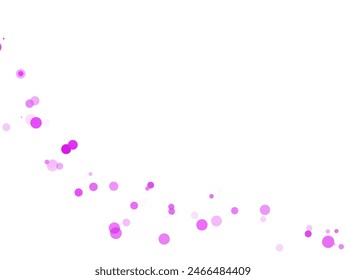 Light Purple vector background with bubbles. Illustration with set of shining colorful abstract circles. Pattern of water, rain drops.