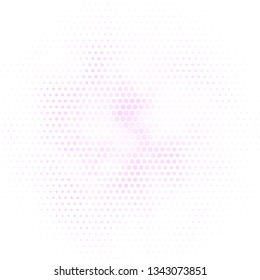Light Purple vector background with circles. Colorful illustration with gradient dots in nature style. New template for your brand book.