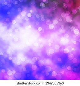 Light Purple vector background with circles. Abstract illustration with colorful spots in nature style. Pattern for wallpapers, curtains.