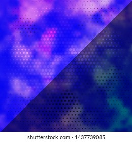 Light Purple vector background with circles. Illustration with set of shining colorful abstract spheres. New template for your brand book.