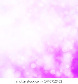 Light Purple vector background with circles. Abstract decorative design in gradient style with bubbles. Pattern for booklets, leaflets.