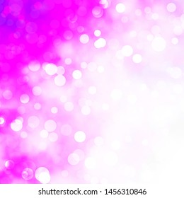 Light Purple vector background with circles. Abstract colorful disks on simple gradient background. Pattern for websites, landing pages.